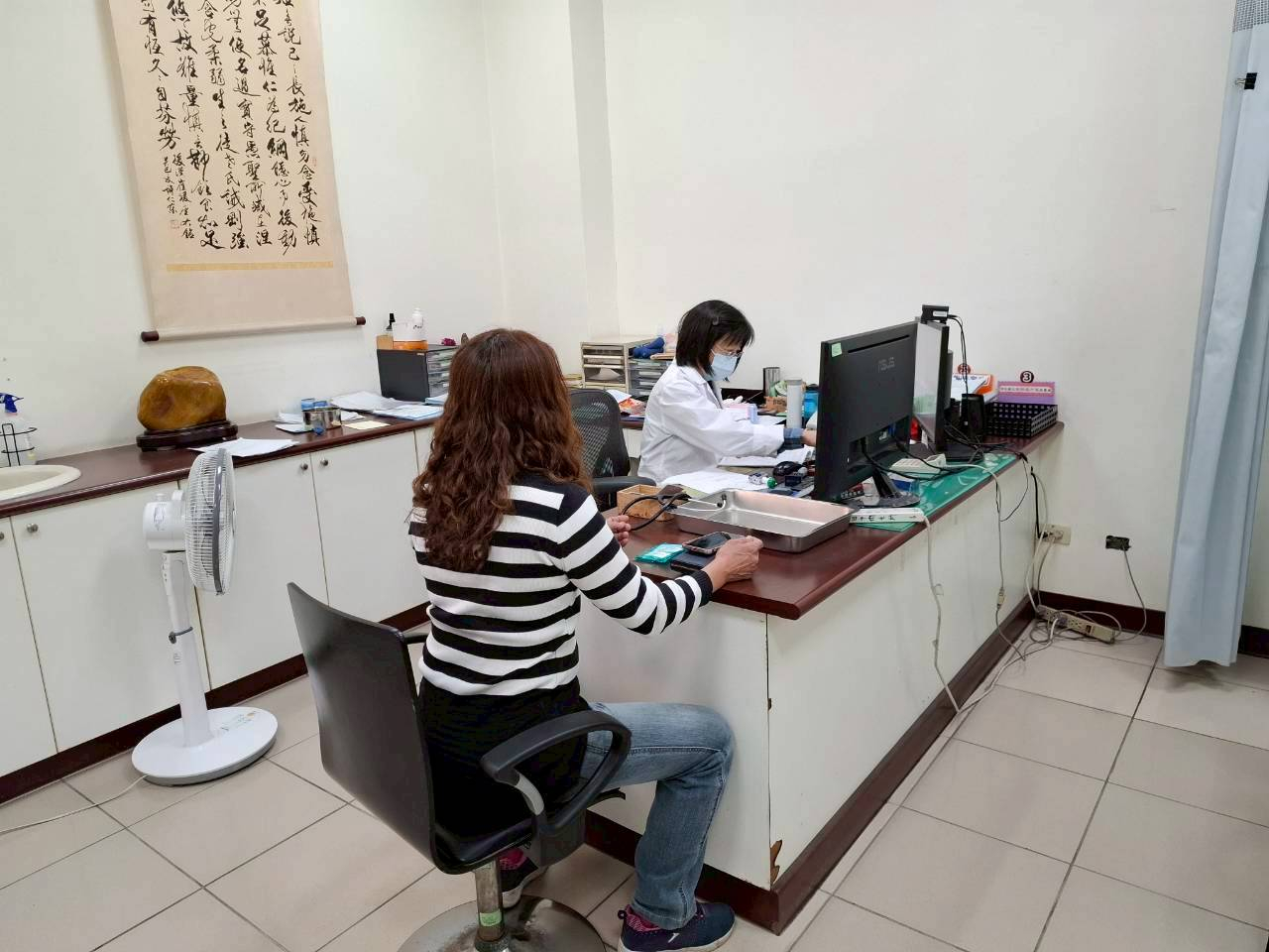 1150311田中鎮衛生所乳攝子抹癌篩照片2