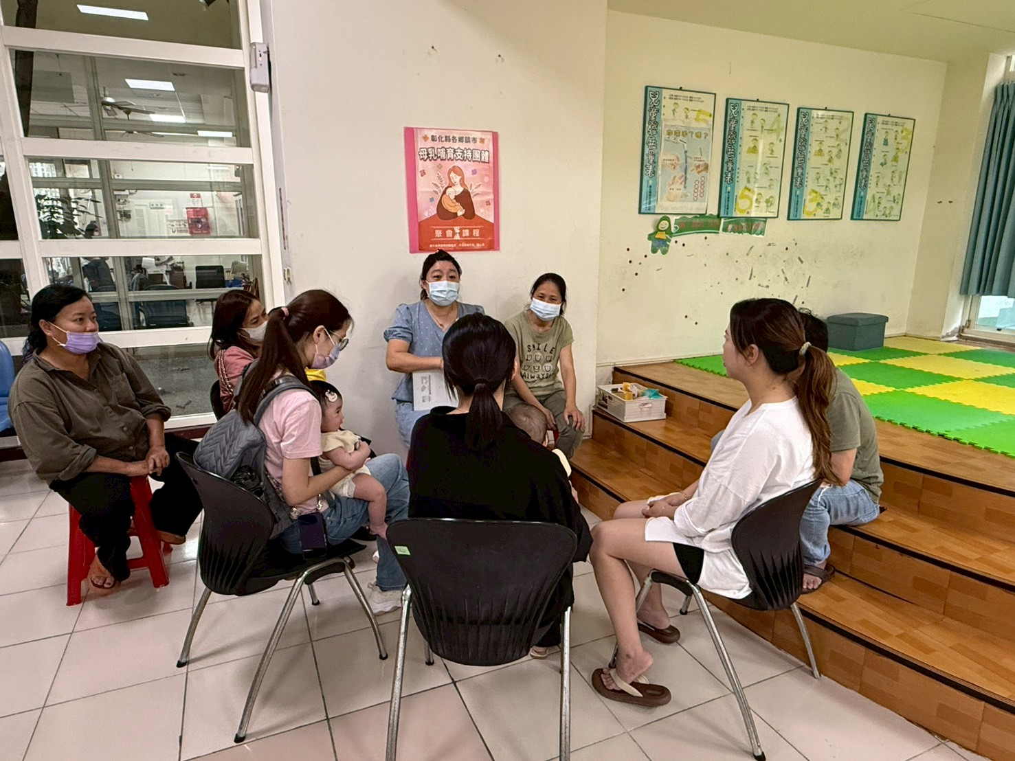 1150407田中鎮衛生所母乳哺育支持團體課程照片1